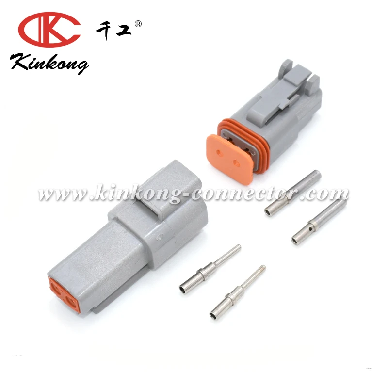 KINKONG Deutsch DT Series 2 P Auto Electric M &amp F фоторазъем DT06-2S/DT04-2P DRL штекер для автомобиля