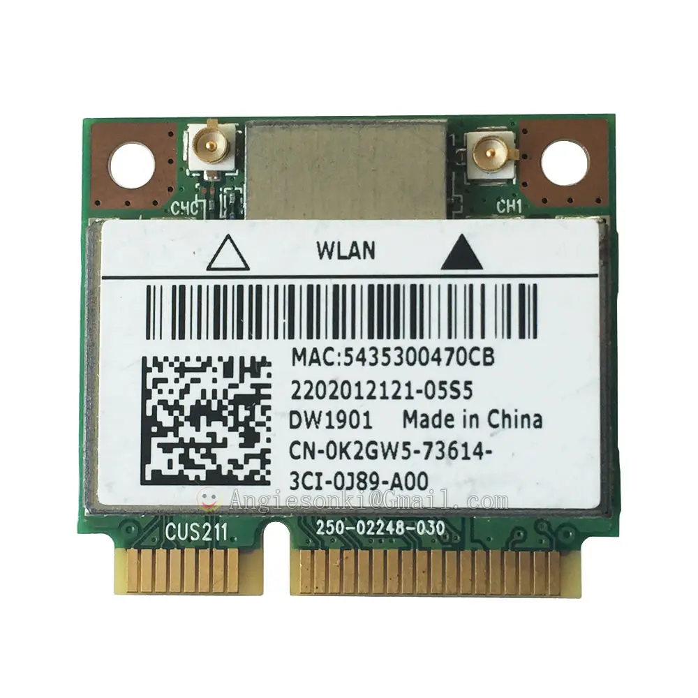Двухдиапазонная Беспроводная мини карта AR5B22 AR9462 с BLUETOOTH 2 4 ГГц BT Wi Fi для ноутбука