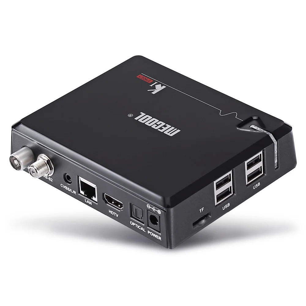 Mecool KI PRO Android 7,1 ТВ Box Amlogic S905D 4 ядра 64 бит DVB-T2 DVB-S2 DVB-C 2 Гб DDR4 16 Гб Встроенная память Смарт set top tv Box