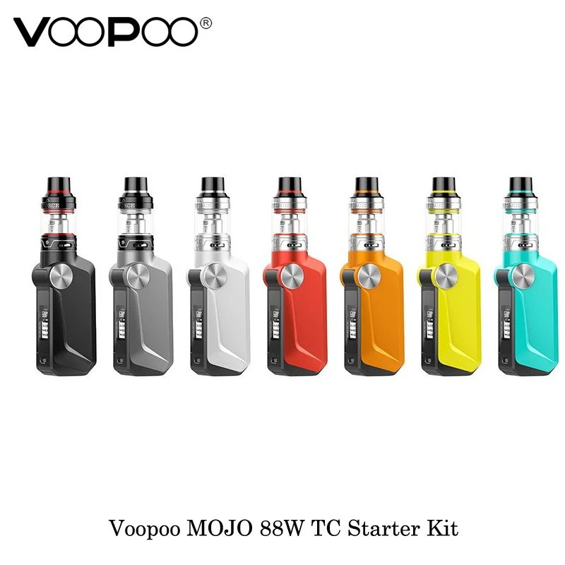 Оригинальная электронная сигарета Voopoo MOJO 88 Вт TC Kit 2600 мАч батарейный блок мод Vape с