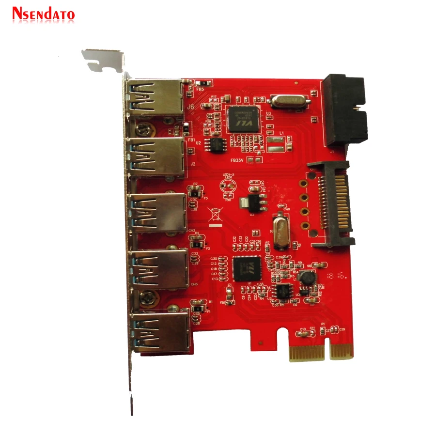 5 Порты и разъёмы USB3.0 Гбит/с концентратор для PCI E Express Card Expresscard адаптер 20pin 15pin SATA XP