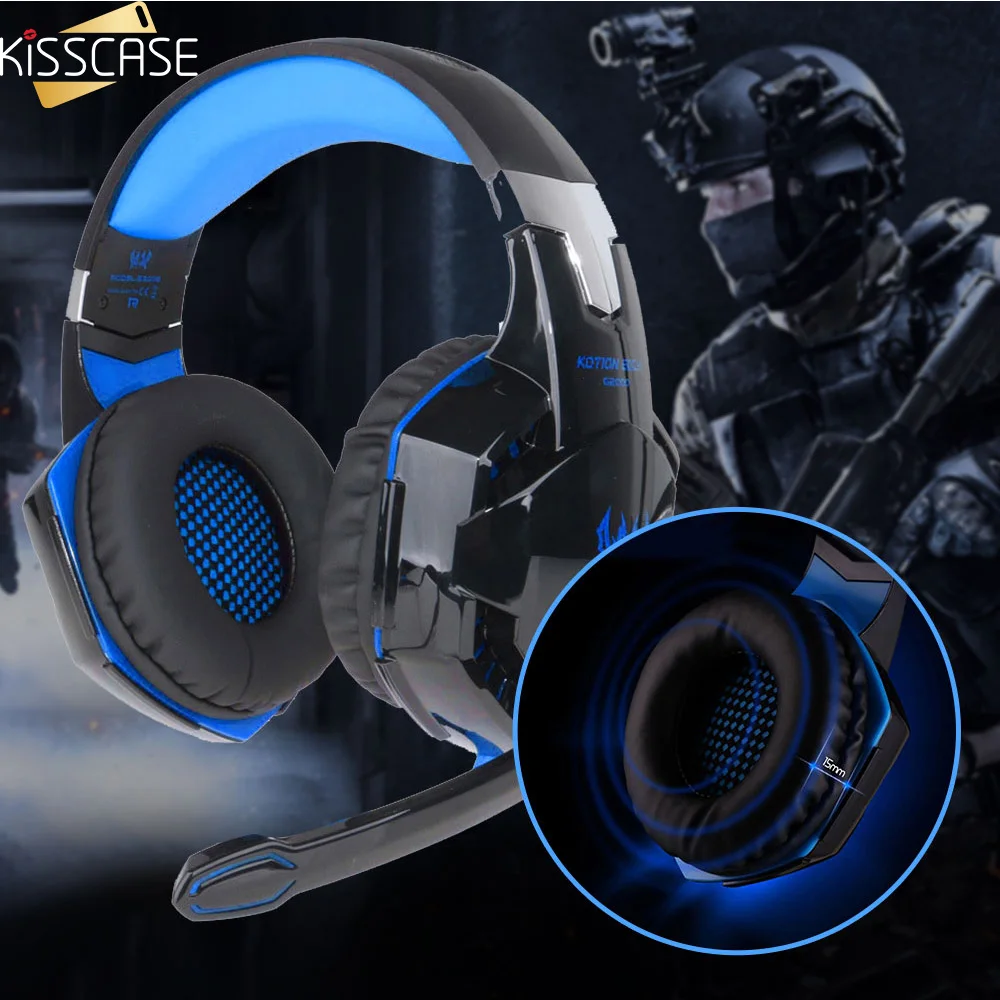 KISSCASE игровая гарнитура наушники Складные Bluetooth стерео с микрофоном для игры