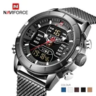 Мужские часы NAVIFORCE 9153, спортивные, армейские, водонепроницаемые, с секундомером