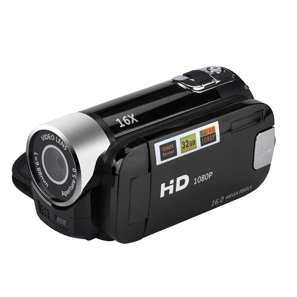 2 7 дюймов TFT LCD HD 1080P 16MP 16X Цифровая видеокамера DV камера литиевая батарея USB2.0 порт