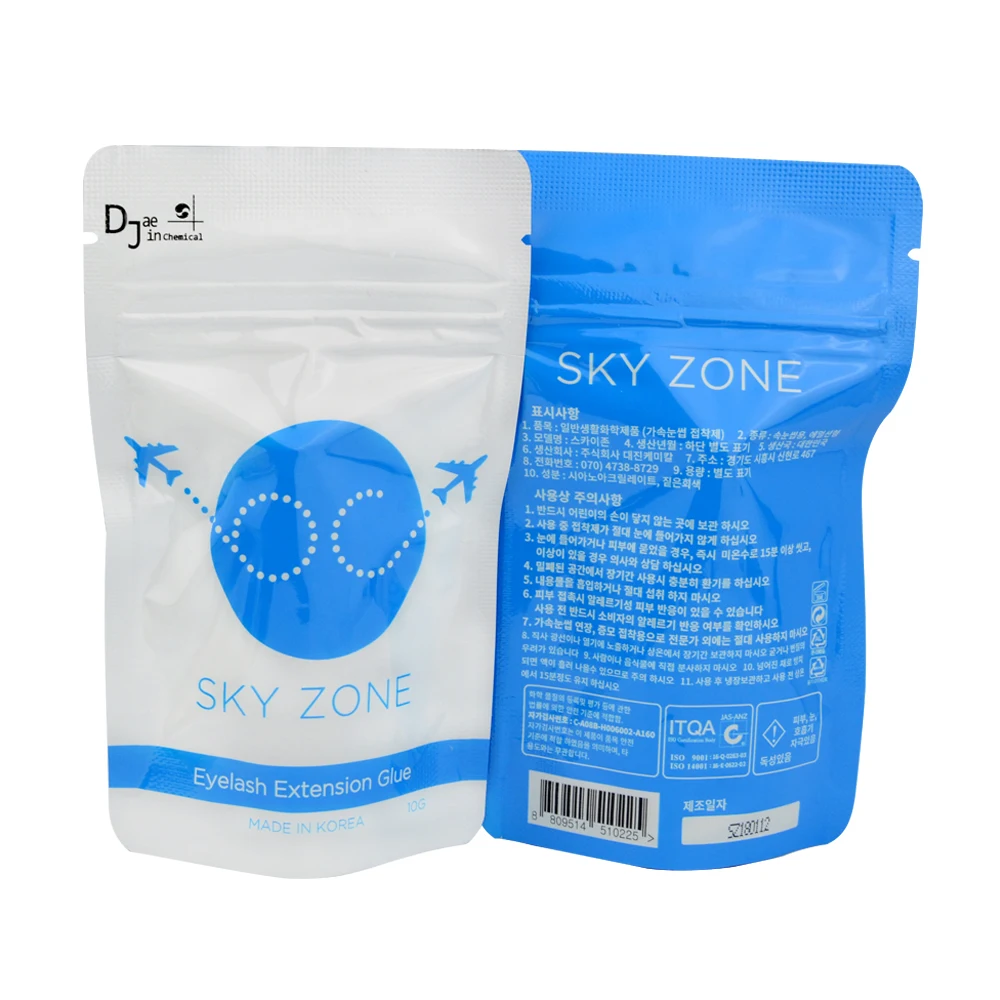 Клей для наращивания ресниц SKY ZONE профессиональный быстросохнущий клей из Кореи