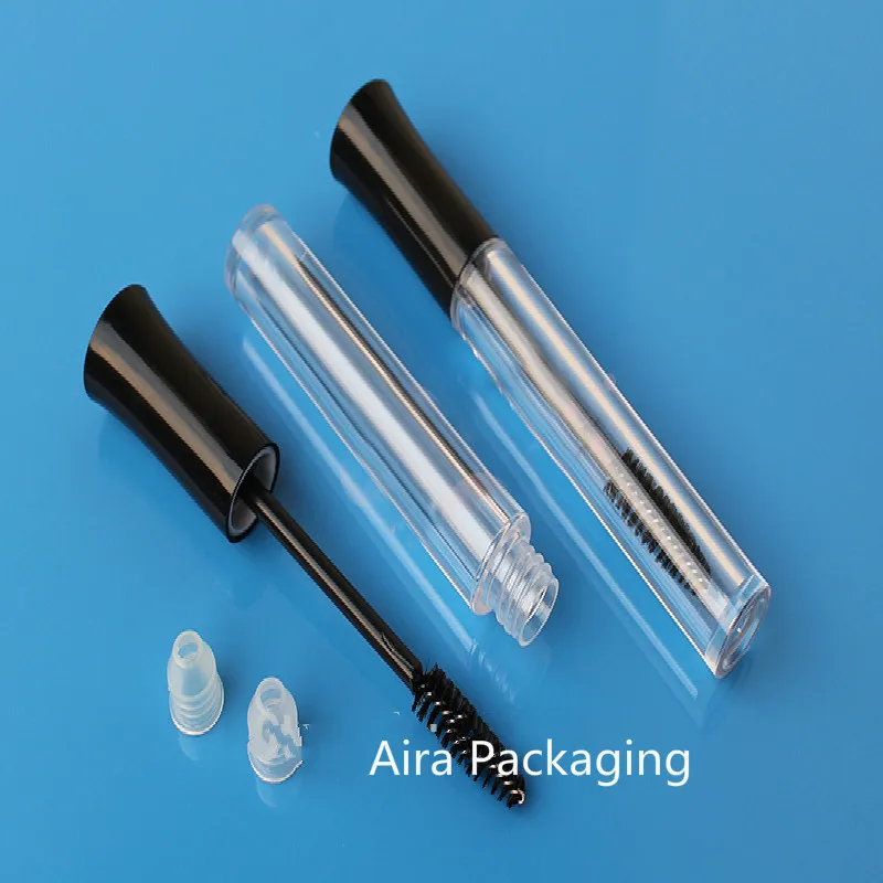 

DIY Plastic Comsetic Eyelash Cream Refillable Container 5ML Top Quality Clear Empty Cosmetic Mascara Tube 50pcs/lot