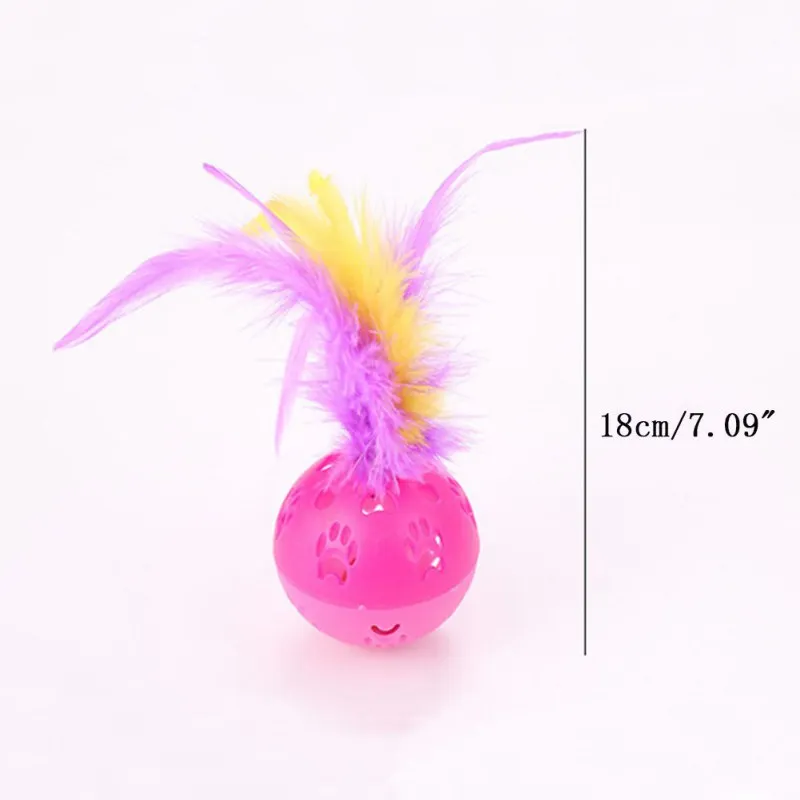 40P1 Игрушка для кошек, игрушки для кошек, интерактивные игрушки для кошек, мяч для котенка, плюшевый Забавный товар для кота, твердая обучающая игрушка, игра - Цвет: 40P1