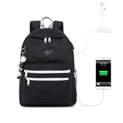Женский рюкзак WINNER Top с зарядкой через usb для девочек-подростков и мальчиков, школьный рюкзак с принтом, женские рюкзаки для студентов колледжа - Цвет: WINNER 10