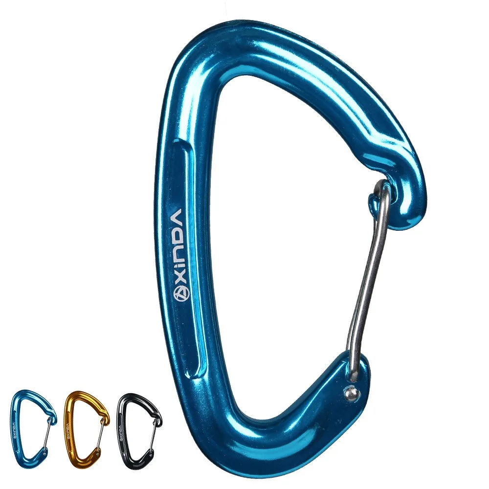 Outdoor steel wire door hanging Climbing climbing ice supplies safety buckle slow down protection equipment | Спорт и развлечения