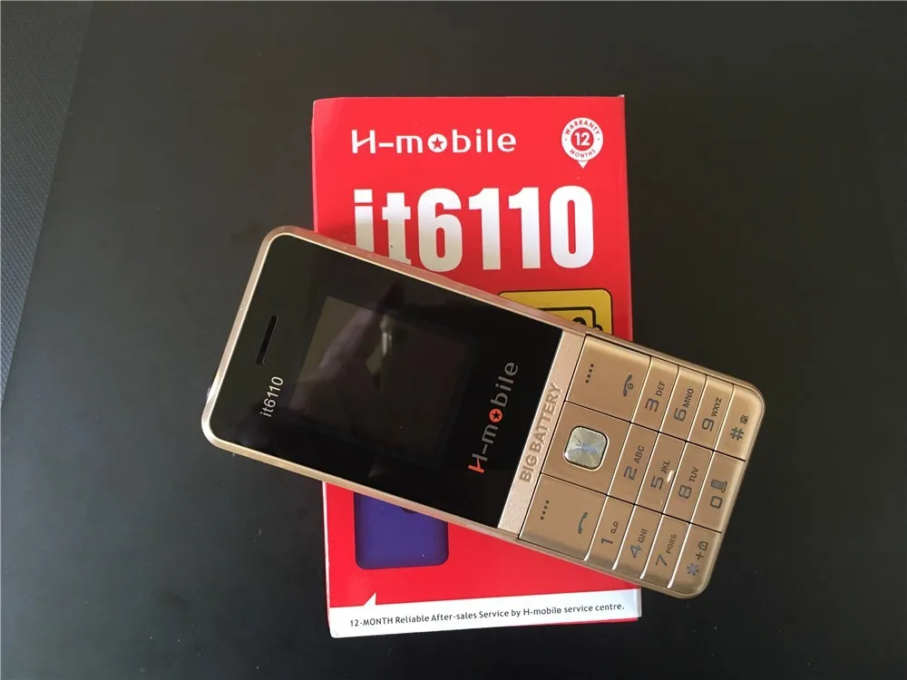 2019 Акция H mobile IT6110 мобильный телефон 1 77 &quotDual SIM основная большая клавиатура Quad Band
