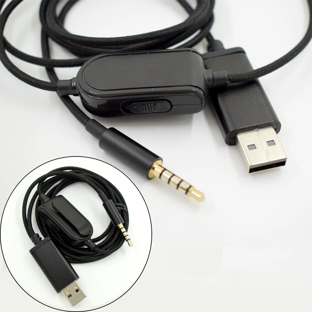 2 м 3 5 мм удлинитель аудио регулятор громкости Наушники USB кабель Электроника