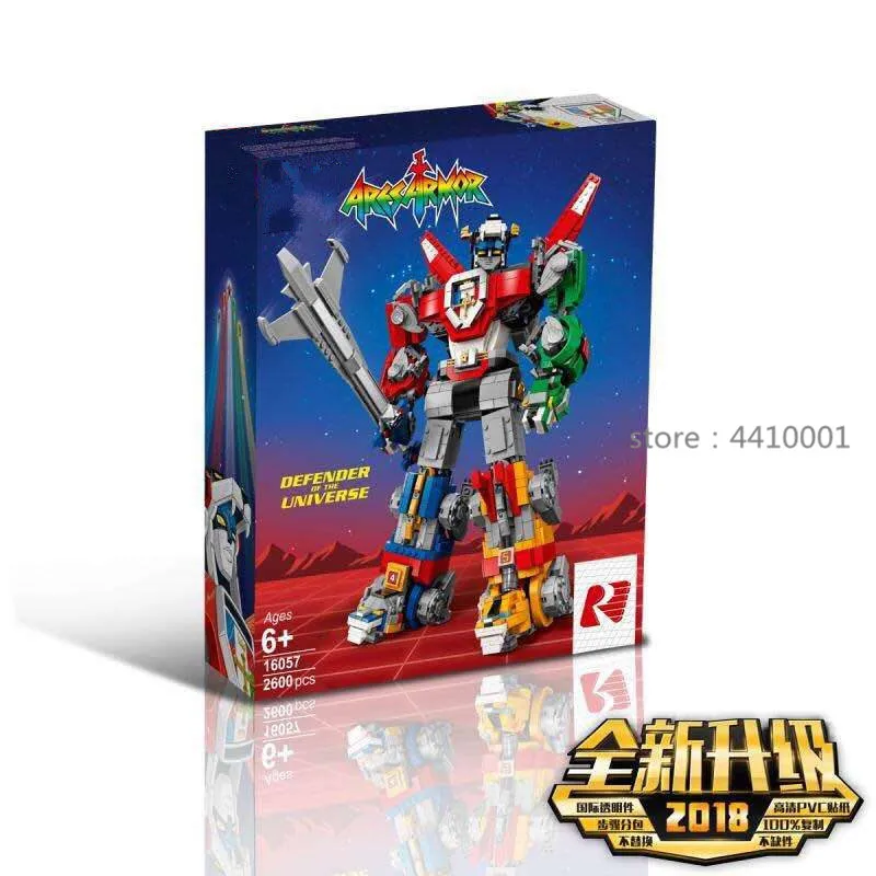 2600 шт. Legoings Voltron King защитник Вселенной строительные блоки набора кирпичи детей DIY