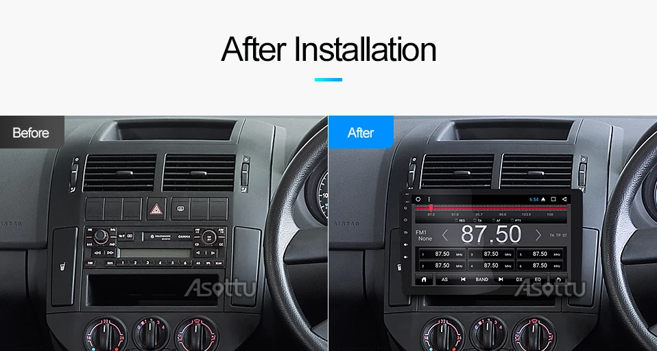 Asottu 10,1 дюймов 2G android 8,1 автомобильный dvd gps Навигатор Радио Видео плеер стерео Универсальный радио Автомобильный Универсальный мультимедиа 1 din