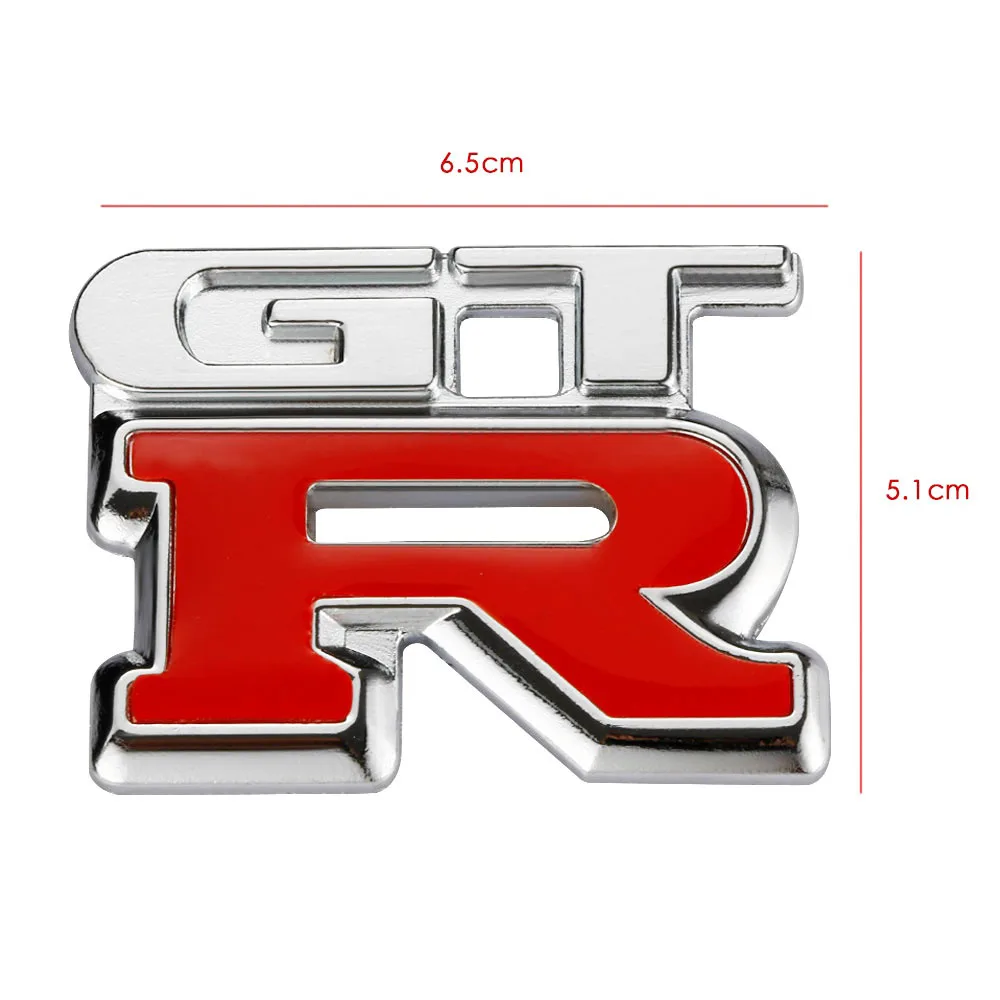 GTR металлическая хромированная 3D Автомобильная эмблема значок GTR Автомобильная наклейка GTR металлическая наклейка автомобильный Стайлинг Insignia Gtr автомобильные аксессуары