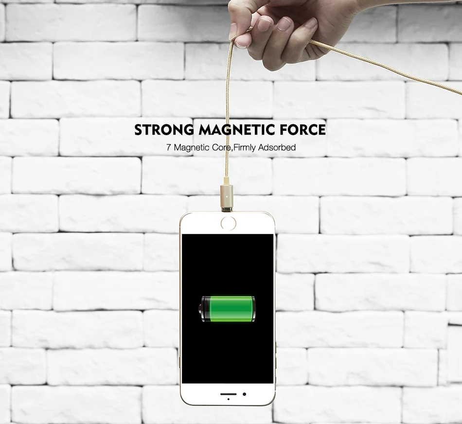 Магнитный usb-кабель FLOVEME для iPhone X, 8, 7 Plus, быстрое зарядное устройство для Micro USB type-C, Android, магнитный светодиодный кабель с датой