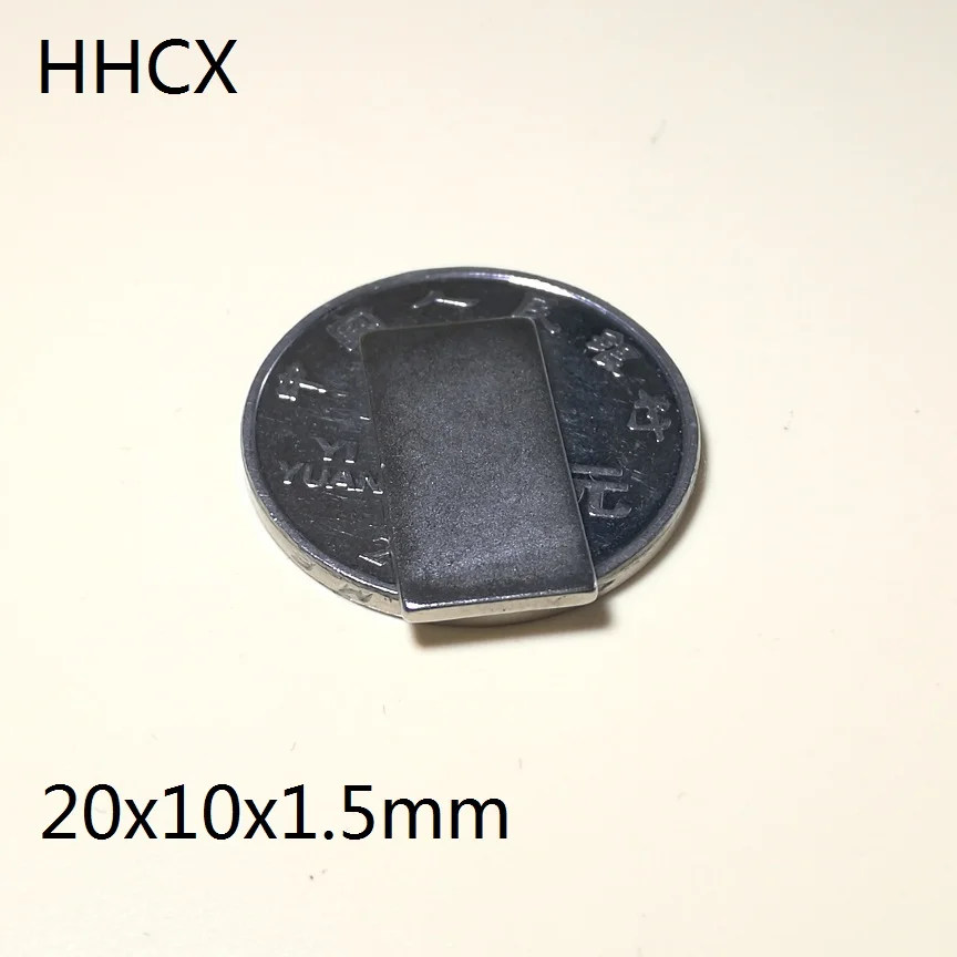 10 шт./лот магнит 20x10x1 5 N35 Сильный квадратный неодимовый редкоземельный 20*10*1