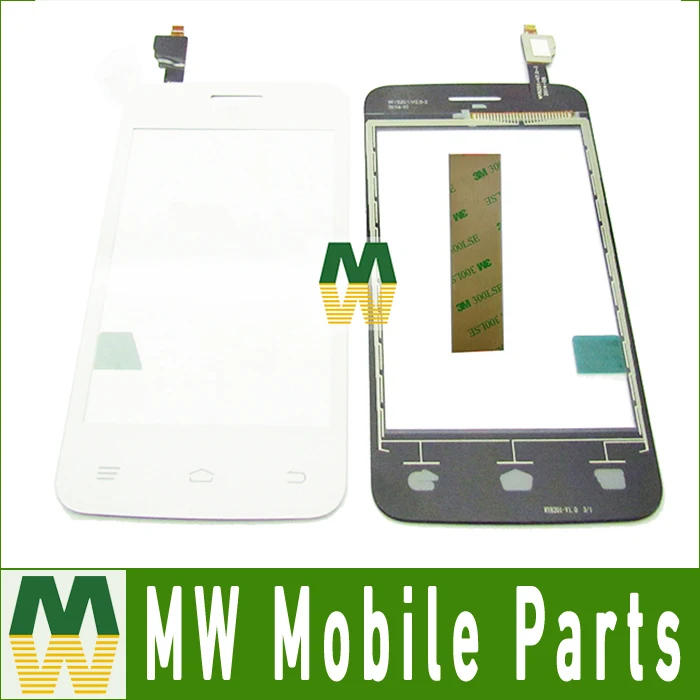 

High quality 1PC/ Lot For Fly IQ434 Touch Screen Digitizer Black&White Color with 3m sticker