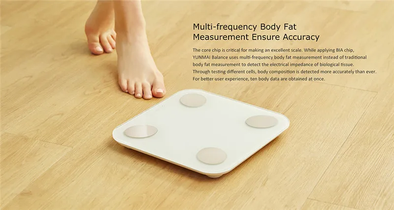 Xiaomi youpin Yunmai Mini 2 Smart Body Fat весы Bluetooth цифровые весы с бесплатным английским приложением для сборки тела весы
