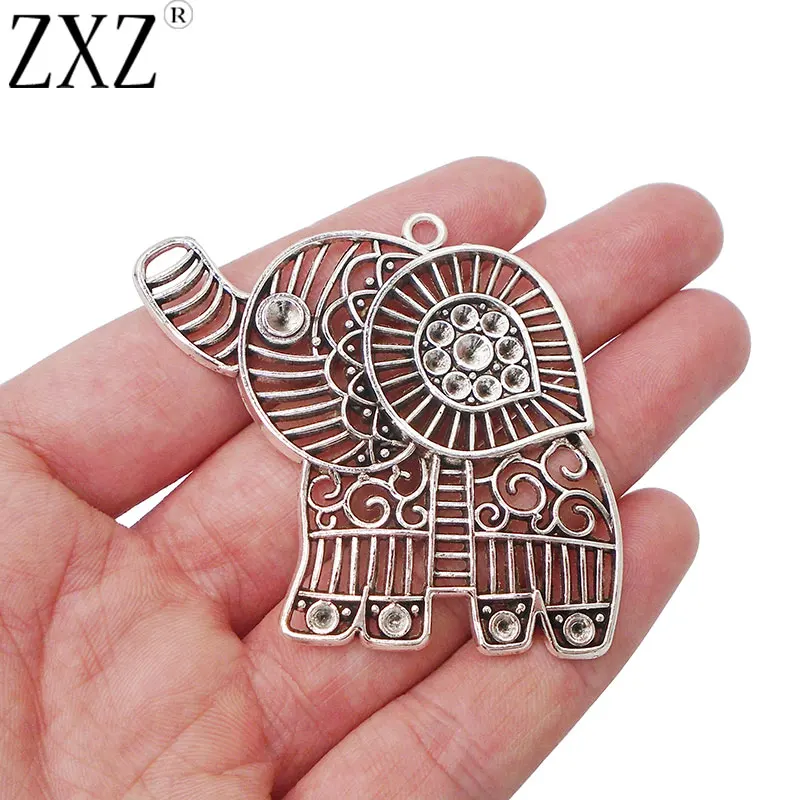 2 шт. подвески ZXZ в виде слона|pendant for jewelry|pendants jewelry makingfiligree elephant |