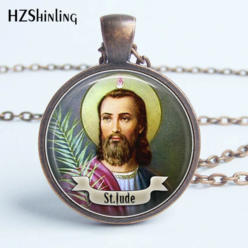 Женское ожерелье с подвеской в виде св. Юди HZ1|photo necklace|pendant necklacenecklaces religious |