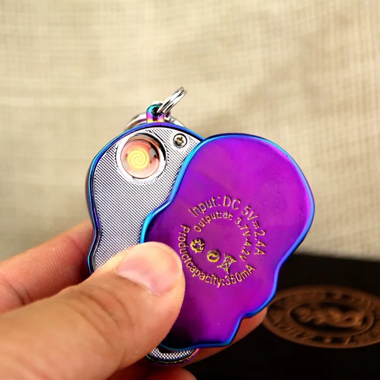 Creative Fashion Dragon Ghost Shape Metal Rechargeable USB Cigarette Lighter | Lighters