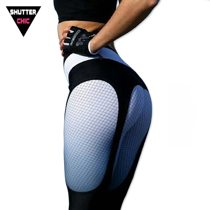 Shutterchic Плед Йога Пант фитнес лосины Athleisure лосины женские Колготки Колготки Черные белые брюки с высокой талией Activewear год