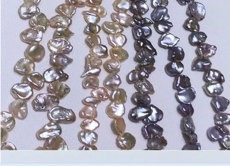 

Genuine AAA Natural Pearl 9MM pink purple baroque freshwater pearl loose beads DIY gift one strands Hole Approx 1mm 37CM 15''