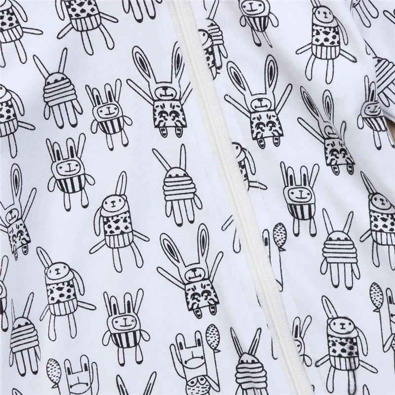 Cute 3D Rabbit Ear Hooded Romper Newborn Baby Girls Boys Bunny Ears Long Sleeve Jumpsuit Outfits Clothes | Детская одежда и обувь