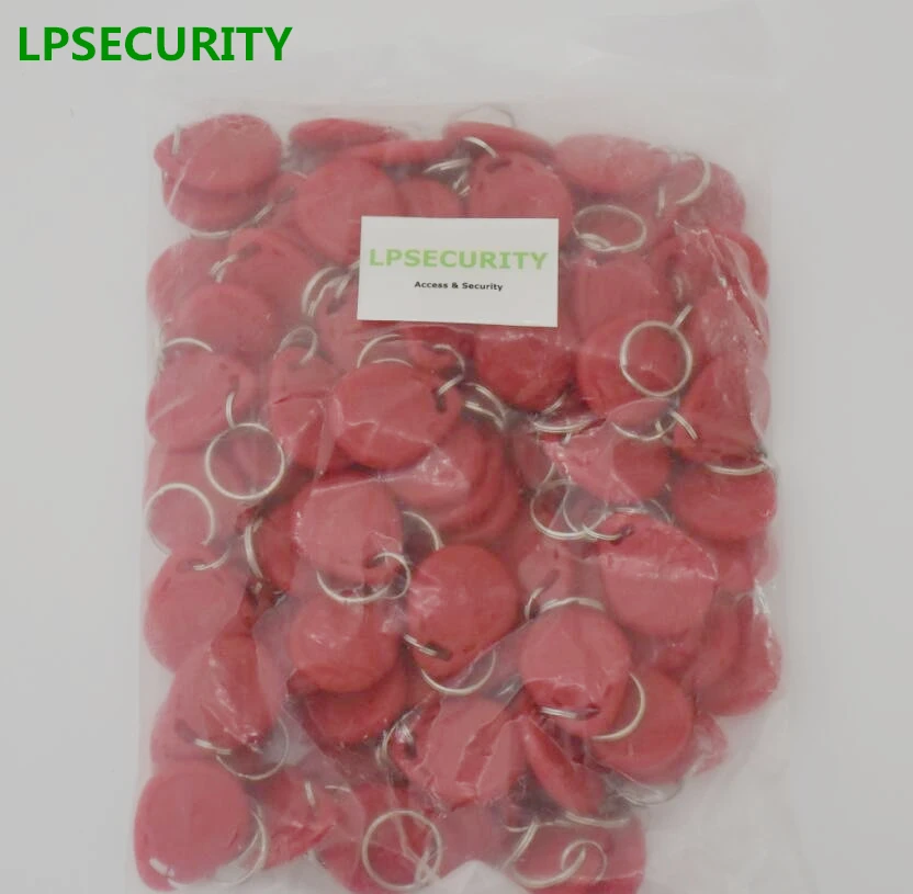 100 шт./лот ABS 125 кГц EM4100 чип RFID ID Токен/брелок/бирка/RFID карта для системы контроля