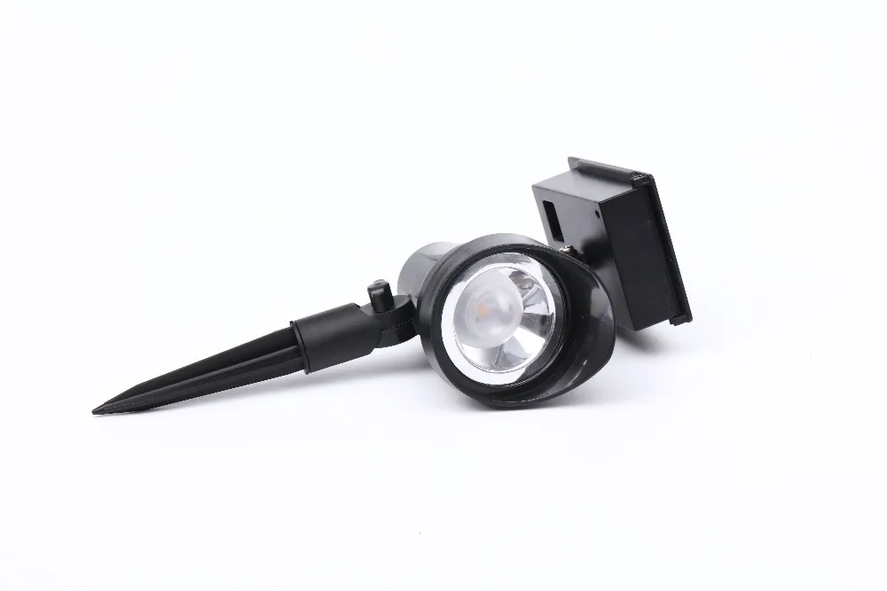 2 шт./лот теплый белый светодиодный прожектор на солнечной батарее