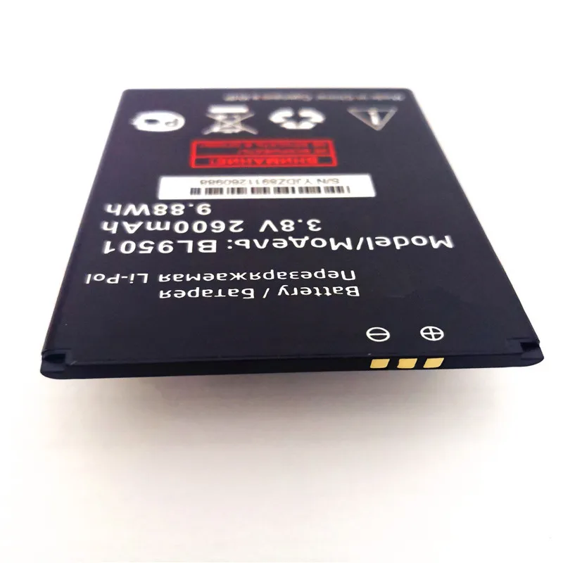 3 8 V 2600mAh Новый BL9501 Батарея для Fly BL 9501 запасная батарея мобильного телефона с