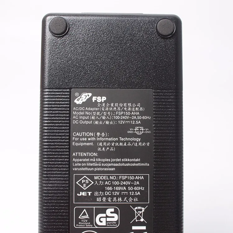 Подлинная Новый FSP135-AHAN1 FSP150-AHAN1 DPS-150NB-1B 12V 12.5A 150W 4 PIN AC Мощность адаптер | Компьютеры