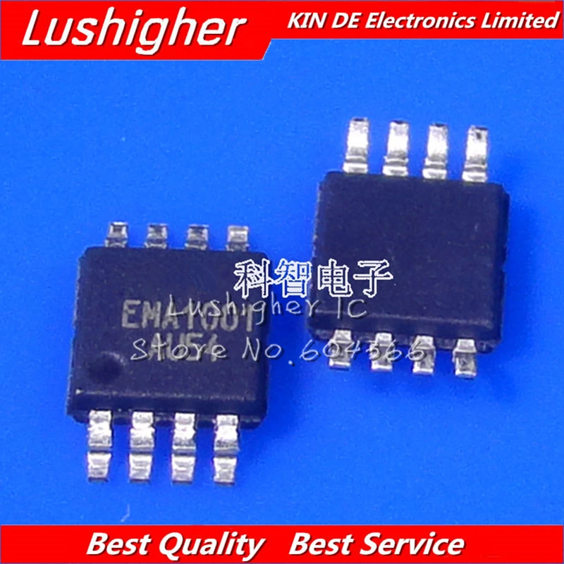 

100PCS EMA1001-50MA08GRR EMA1001 MSOP-8