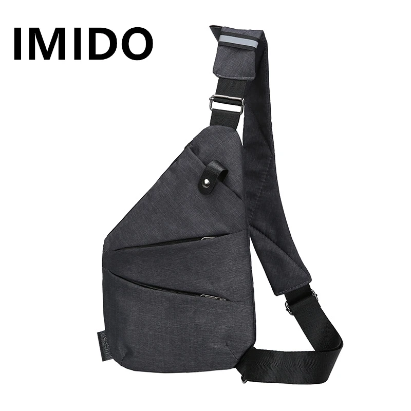 IMIDO 2019 Мужская парусиновая сумка для хранения с цифровой печатью через плечо