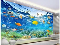 3d wallpaper custom photo non woven mural picture beautiful underwater world decoration painting bedroom wallpaper for walls 3d