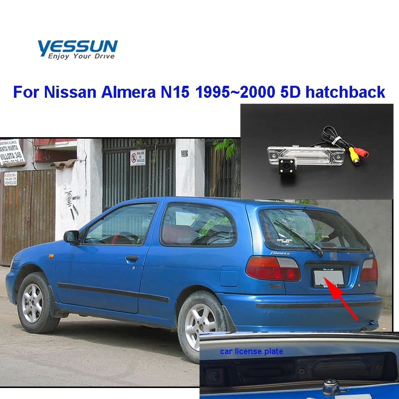 Yessun HD CCD Ночное Видение заднего вида резервная камера водонепроницаемая для Nissan