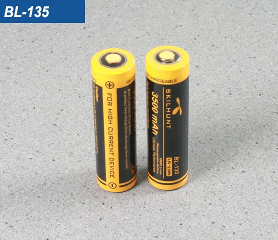 SKILHUNT BL 135 18650 3500 мАч непрерывный ток разряда (макс.) 8A литий ионный