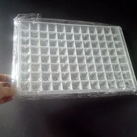 96 holes diamond shape ice lattice for refrigeration high quality plastic freezing tools durable transparent free shipping