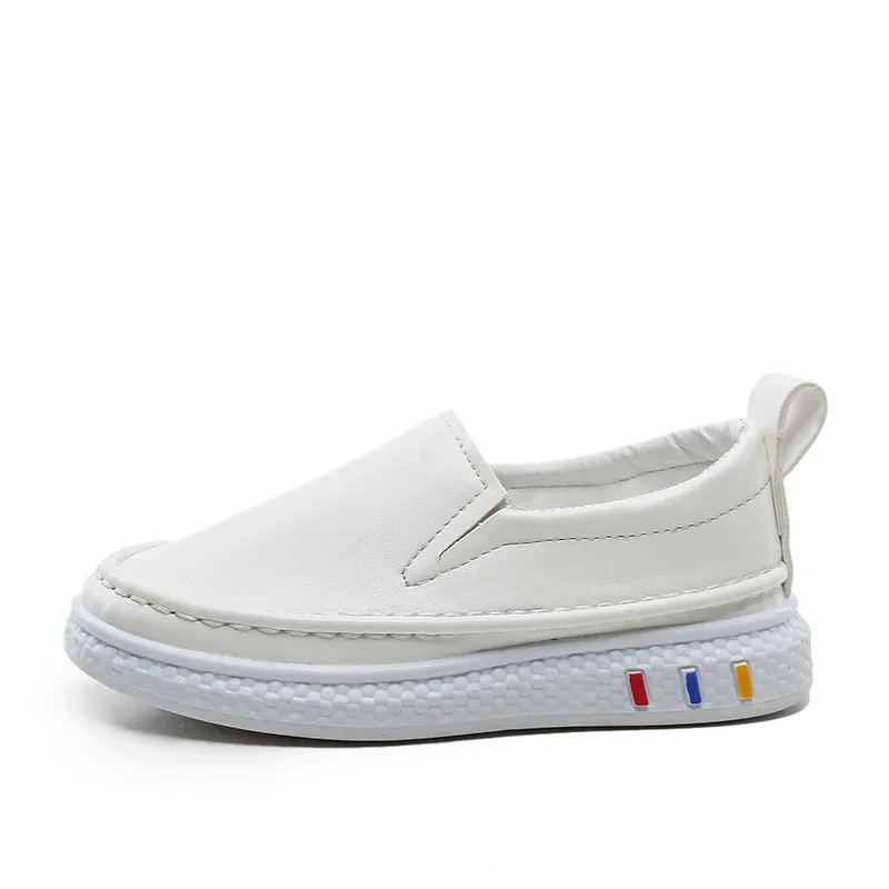 2017 the new children set foot boy girl low for a little white leather fashion leisure shoes sneakers | Детская одежда и обувь