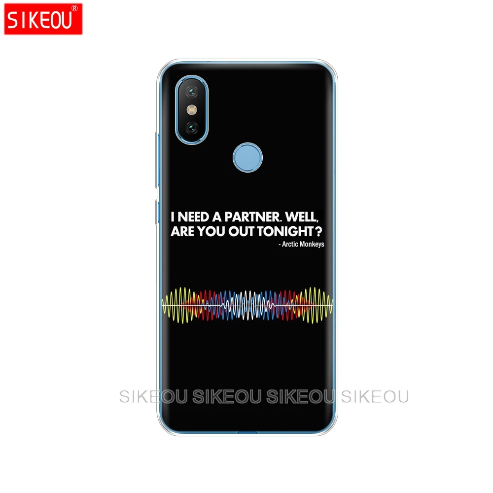 Silicone Cover Case For Xiaomi Mi 8 8SE A1 A2 5 5S 5X 6 Mi5 MI6 NOTE 3 MAX Mix 2 2S ARCTIC MONKEYS | Мобильные телефоны и