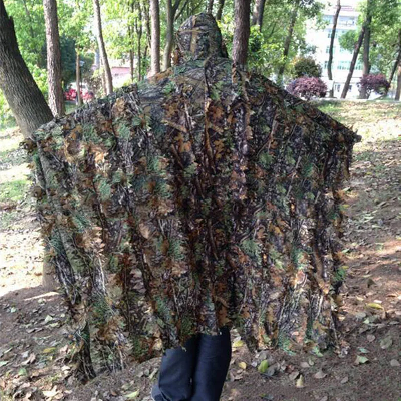Комплект Ghillie камуфляжный костюм с 3d-изображением бионических листьев в джунглях