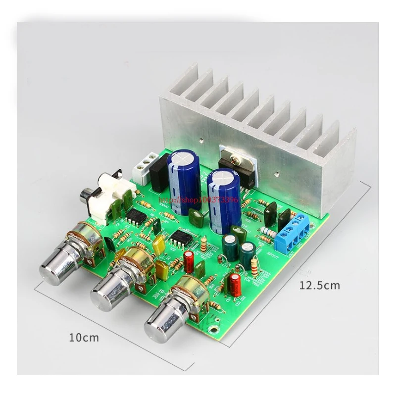 Плата усилителя KYYSLB Dual AC12 ~ 15 в 40 Вт * 2 TDA7265 мощности LM875 сделай сам с высокой