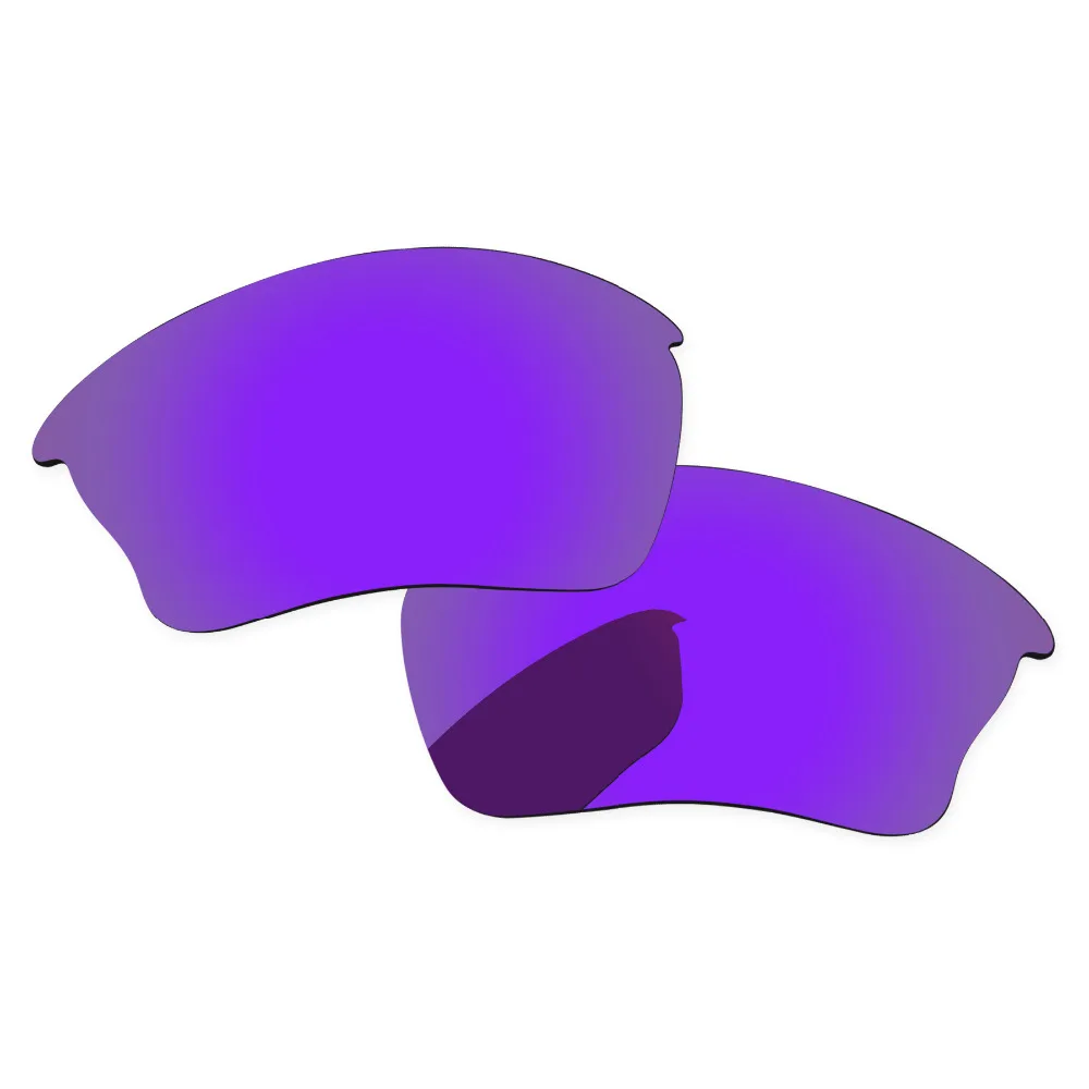 Серебристые и фиолетовые 2 пары зеркальные поляризованные Сменные линзы для