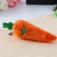 1pcs mini cute fruit and vegetable plush toy pendant bag keychain childrens toys primary school gifts