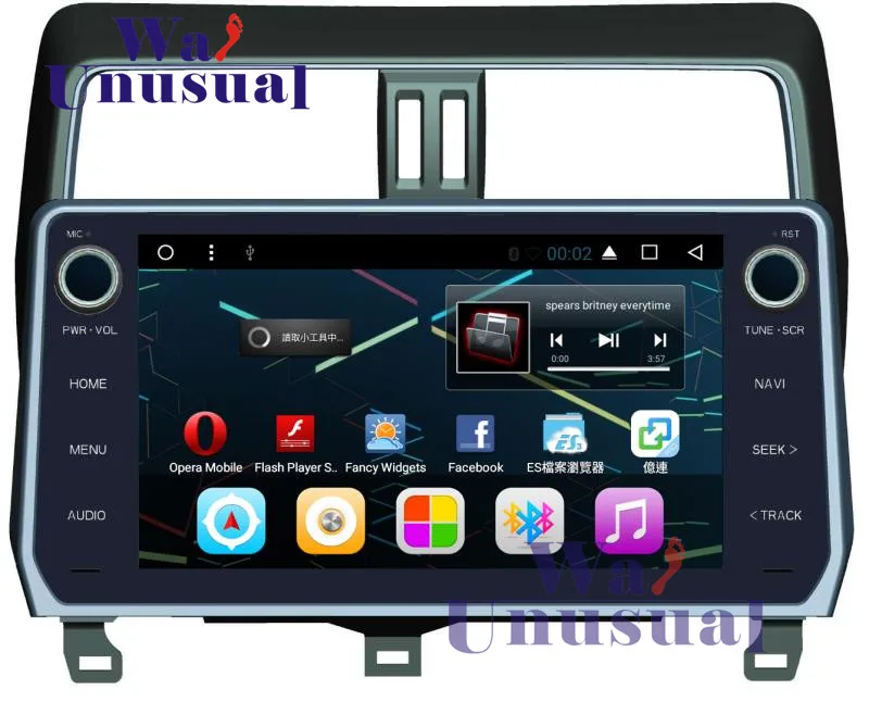 Wanuary 10 2 дюймов четырехъядерный 32G 2G RAM Android 8 1 авто GPS навигация для Toyota Prado Новинка