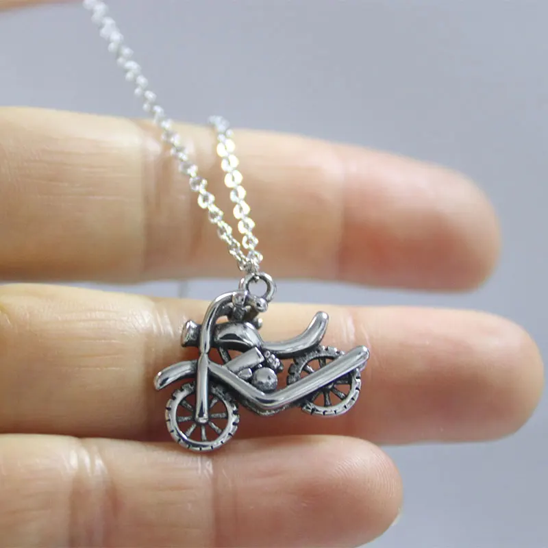 Цепочка Из Нержавеющей Стали для мотоциклистов и мужчин ожерелье сделай сам 3D в