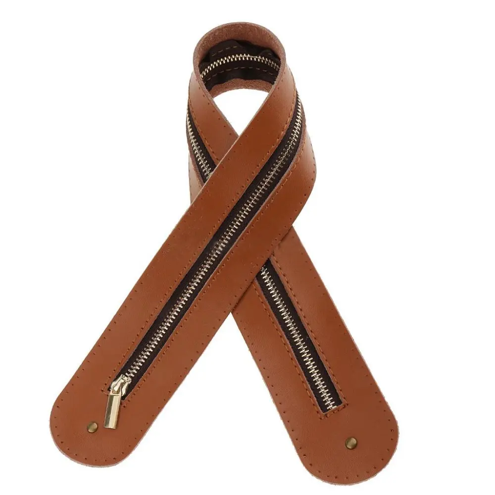 Кожаная сумка на молнии 1 шт. 50 см длина высокое качество открытые сумки для шитья