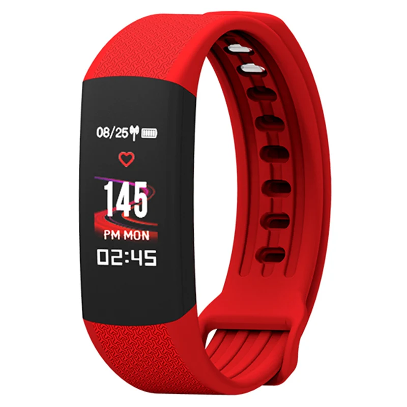Smartband Red B6 смарт-браслет водонепроницаемый монитор сердечного ритма для мужчин и женщин смарт-браслет Будильник спортивные часы SmartWatch для Android IOS Телефон - Цвет: Smartband Red