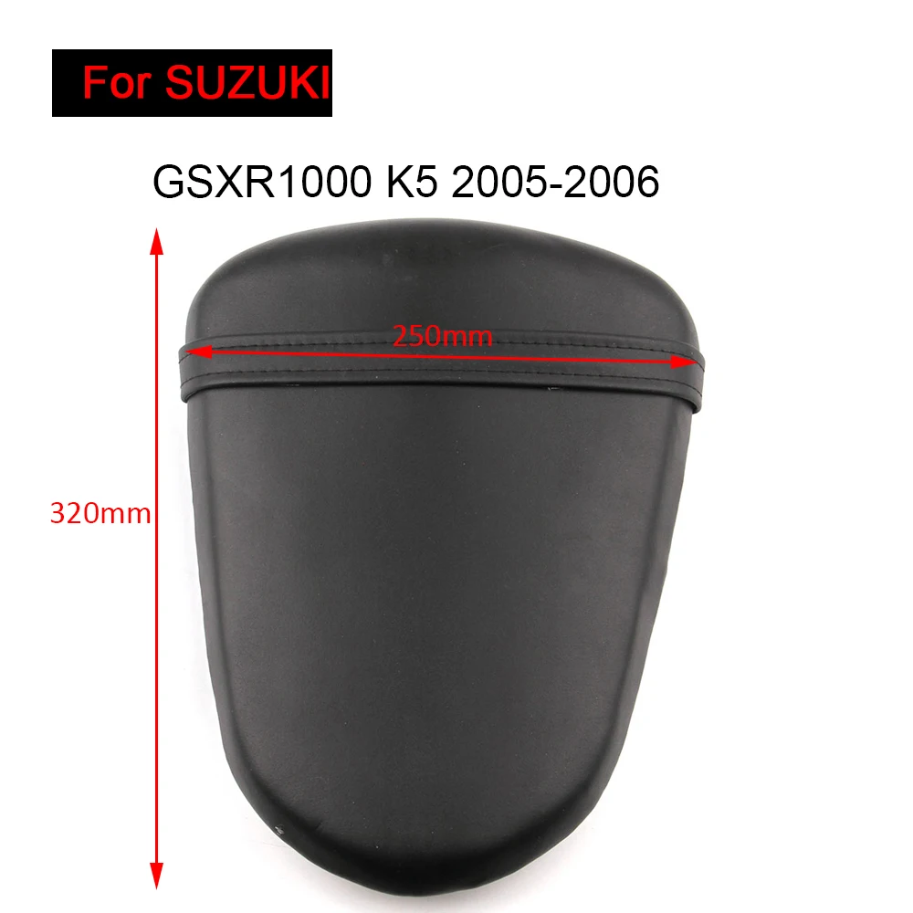 Чехол на заднее сиденье для Suzuki GSXR1000 K5 2005 2006 Кожаная подушка GSXR 1000 мотоцикла| |