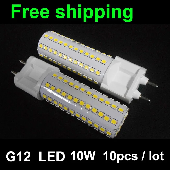10 шт./лот Прямая цена g12 Светодиодные лампы Вт 12 15 AC85 265V прожектор 108smd 2835